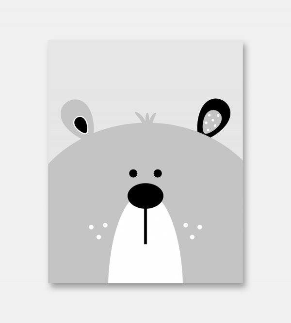 Hello bear print