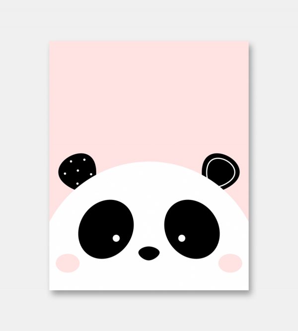 Pink Panda print