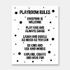Playroom rules print