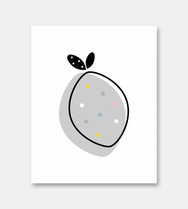 Lemon print - fruit collection